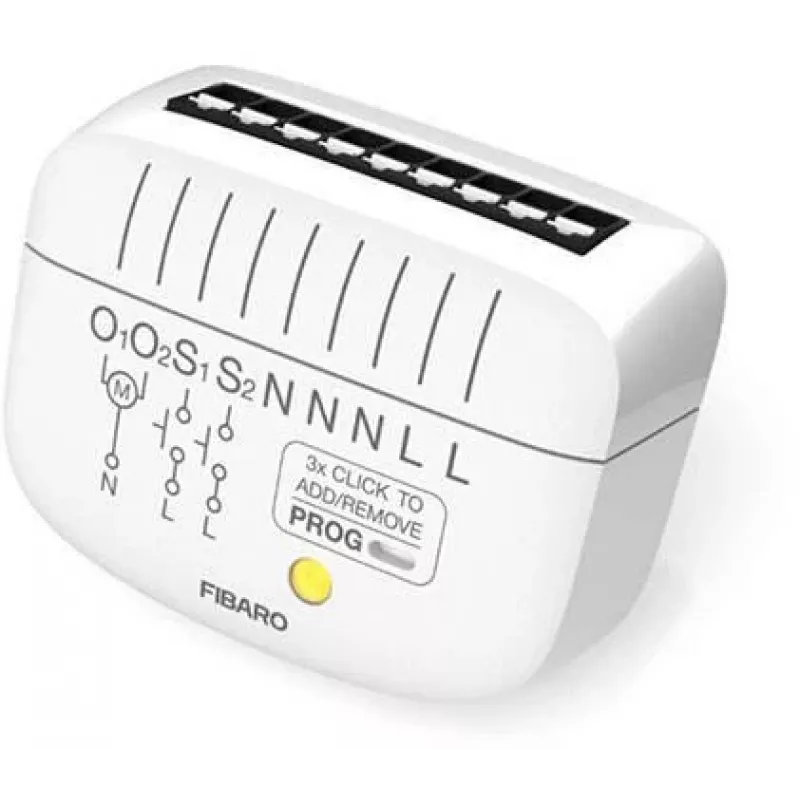 Fibaro FGR-224 Roller Shutter 4 módulo de control de persianas y toldos Z-Wave Plus