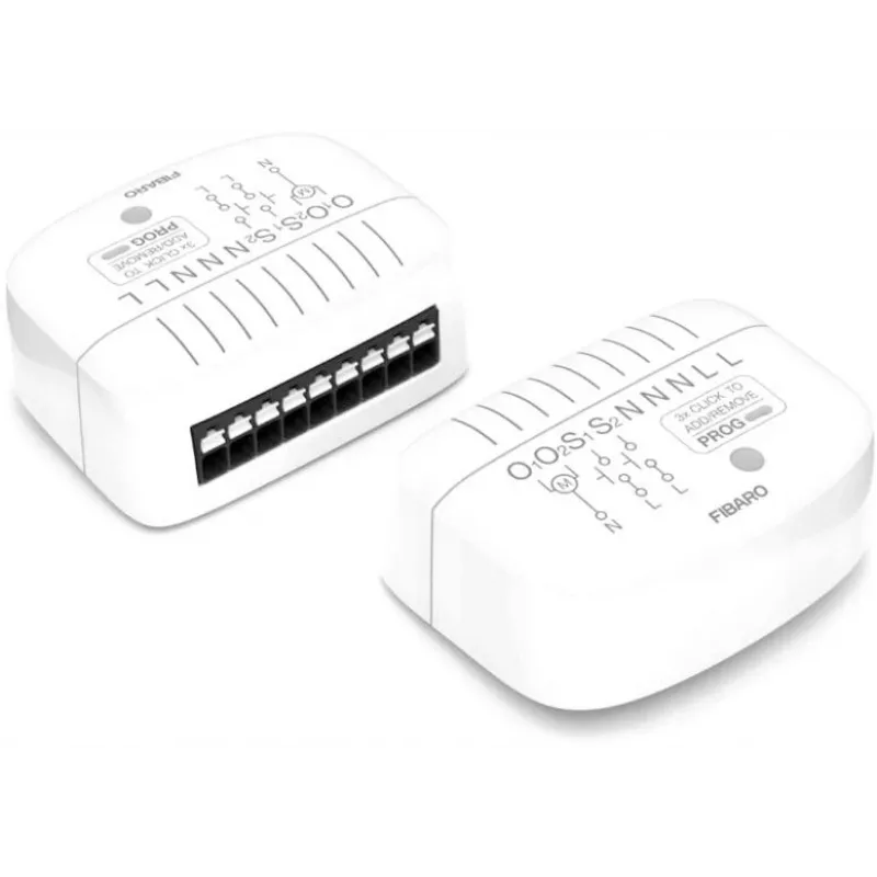 Fibaro FGR-224 Roller Shutter 4 módulo de control de persianas y toldos Z-Wave Plus