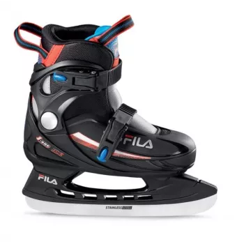 FILA J-One Ice HR Patines de hockey sobre hielo - negro/rojo/azul - EU 26-30