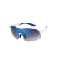 FILA hombre gafas de sol de escudo SFI127996VCB - montura negra, lente ahumada, UV400