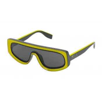 FILA Gafas de sol para hombre SF9417990KAU - montura negra, lentes grises, protección UV400