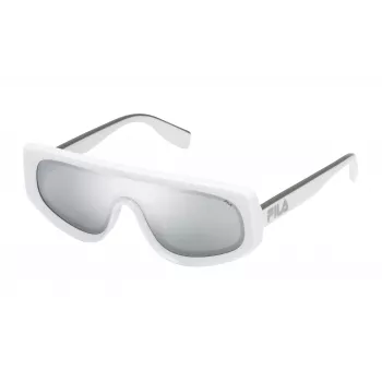 FILA Gafas de sol para hombre SF9417994AOX - Montura deportiva Shield, protección UV400, lente 99mm