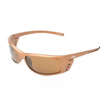 FILA SF004-62C3 Gafas de sol rectangulares unisex - montura negra lentes grises 62/16/125 mm