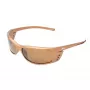 FILA SF004-62C3 Gafas de sol rectangulares unisex - montura negra lentes grises 62/16/125 mm