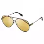 Gafas de sol rectangulares de hombre FILA SFI018-61531G negro/gris UV400 61/11/140 mm