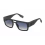 FILA SFI085500968 Gafas de sol hombre rectangulares - Montura negra Lentes grises 50/23/145 mm