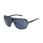 FILA SFI125990627 gafas de sol deportivas de hombre - montura negra, lente ahumada, UV400