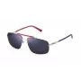 FILA SFI210V60E70B Gafas de sol rectangulares de acetato havana para hombre con lentes de policarbonato marrones 60/16/145 mm