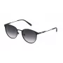 FILA SFI217-52531Y Gafas de sol unisex - Montura negra, lentes grises, 52 mm
