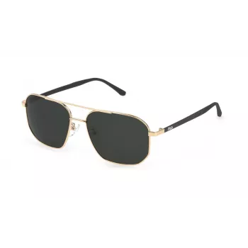 FILA SFI300V58300P Gafas de sol hombre polarizadas - Montura negra lentes grises 58mm