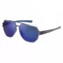 FILA SFI301-607F6P Gafas de sol polarizadas de hombre - montura negra, lentes grises, 60/14/140 mm