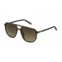FILA SFI312-57Z51P Gafas de sol polarizadas para hombre - Montura negra, Lentes grises, 57 mm