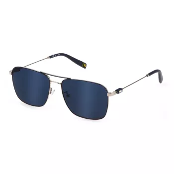 FILA SFI456-58F94Y Gafas de sol rectangulares hombre Havana/Marrón 58/16/145 mm