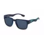 FILA SFI463-53J99P Gafas de sol polarizadas hombre, montura negra, lentes grises, 53 mm