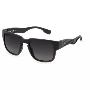 FILA SFI463-53U28P Gafas de sol polarizadas para hombre - Montura negra lentes grises 53/21/145 mm