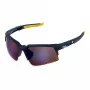 FILA SFI515-67U43B Gafas de sol unisex - Montura rectangular deportiva, protección UV400, lentes de 67 mm
