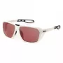 FILA SFI722-635WWA Gafas de sol rectangulares para hombre - Montura negra, lentes grises, UV400