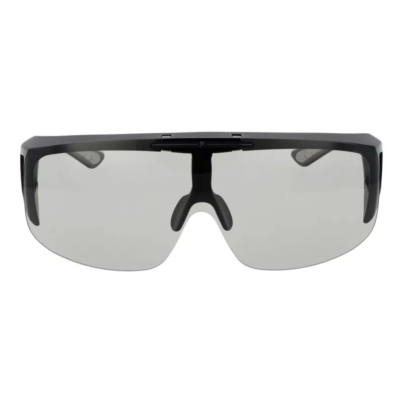 FILA Gafas de sol unisex SFI126-99U28F estilo shield montura negra lentes smoke UV400