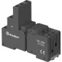 Finder 94.03.0 Zócalo roscado Negro para relés 55.33/55.34 y 85.33/85.34, 3 polos, 10A 250V, montaje en carril DIN/panel