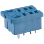 Finder 96.14 Zócalo de placa de circuito impreso para relé 56.34, 14 polos, 10A, 250V, negro
