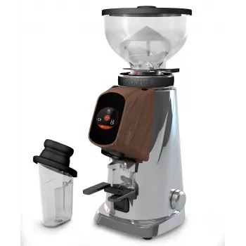 Fiorenzato AllGround Molinillo de café Cromo mate Roble 230V EU Dark-T Titan