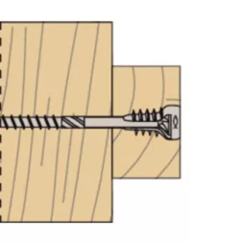 Fischer 558881 tornillo de ajuste FAFS 5 mm x 100 mm perfil en T acero galvanizado Torx T25 cabeza avellanada (pack de 100)