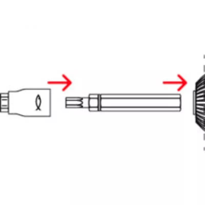 Fischer 558881 tornillo de ajuste FAFS 5 mm x 100 mm perfil en T acero galvanizado Torx T25 cabeza avellanada (pack de 100)