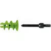 FISCHER GK GREEN Taco autoperforante para pladur, Verde, pack de 90