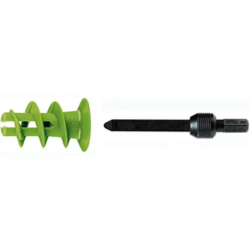 FISCHER GK GREEN Taco autoperforante para pladur, Verde, pack de 90