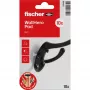 fischer NTJH Vellón de reparación 100x100 mm, pack de 10 – Tejido de refuerzo de alta resistencia para la reparación de grietas 570490
