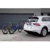 Fischer ProlineEvo Portabicicletas para enganche de remolque para 2 bicicletas, 45 kg, compatible con e-bike, plegable, función de inclinación, 13 polos