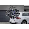 Fischer ProlineEvo Portabicicletas para enganche de remolque para 2 bicicletas, 45 kg, compatible con e-bike, plegable, función de inclinación, 13 polos