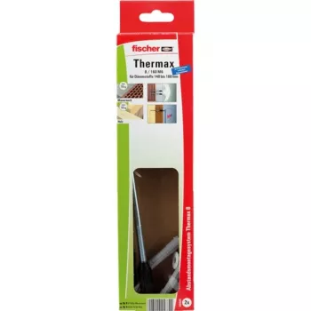 fischer THERMAX 8/160 M6 sistema de montaje a distancia para aislamiento térmico, negro/gris, 2 uds. 045684
