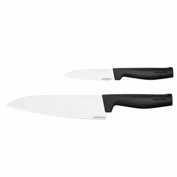 Set de 2 cuchillos pelador y cocinero Fiskars Hard Edge