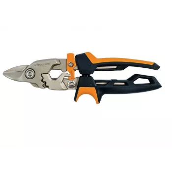 Tijera para chapa FISKARS PowerGear 232mm corte a la derecha