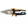 Tijera para chapa FISKARS PowerGear 232mm corte a la derecha