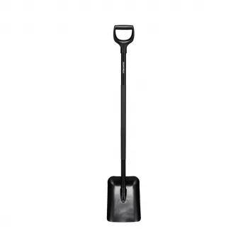 Pala de nieve FISKARS SnowXpert Comfort con mango en D, negra, 131 cm