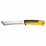 Fiskars X-series K82 Cuchillo de recolección, hoja de acero inoxidable, mango SoftGrip, 15 cm, negro/naranja