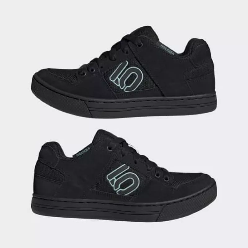 Five Ten Freerider zapatillas de mountain bike para mujer Core Black / Grey Six / Acid Mint talla 37.5