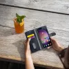 Fixed Opus Funda tipo libro para Samsung Galaxy A37 5G, Piel sintética, Negra