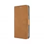 Fixed Opus Funda tipo libro para Samsung Galaxy A57 5G, piel sintética, marrón