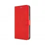 Fixed Opus Book Case para Samsung Galaxy A57 5G, piel sintética, rojo