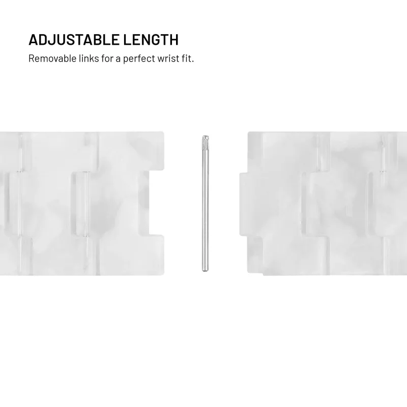 FIXED Correa de resina pro para Apple Watch 38/40/41, Cloud White