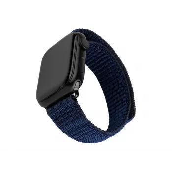 Fixed Sporty correa de nailon para Apple Watch 38/40/41 mm – azul oscuro