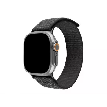 Correa deportiva de nailon FIXED para Apple Watch Ultra 49mm - gris oscuro (160-210 mm)