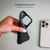 Fixed Story Funda trasera para Xiaomi 17 Ultra, engomada, negra