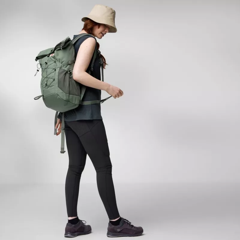 Fjällräven Abisko Hike Foldsack Mochila - Negro