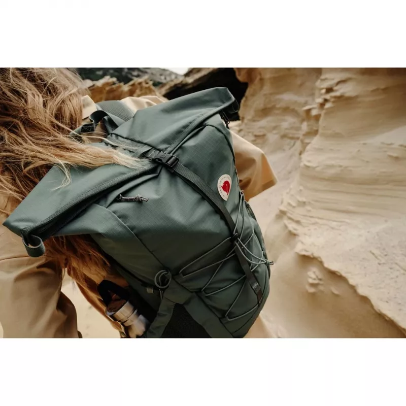 Fjällräven Abisko Hike Foldsack Mochila - Patina Green