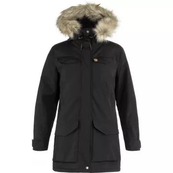 Fjällräven Nuuk Parka mujer - Negro - Talla M