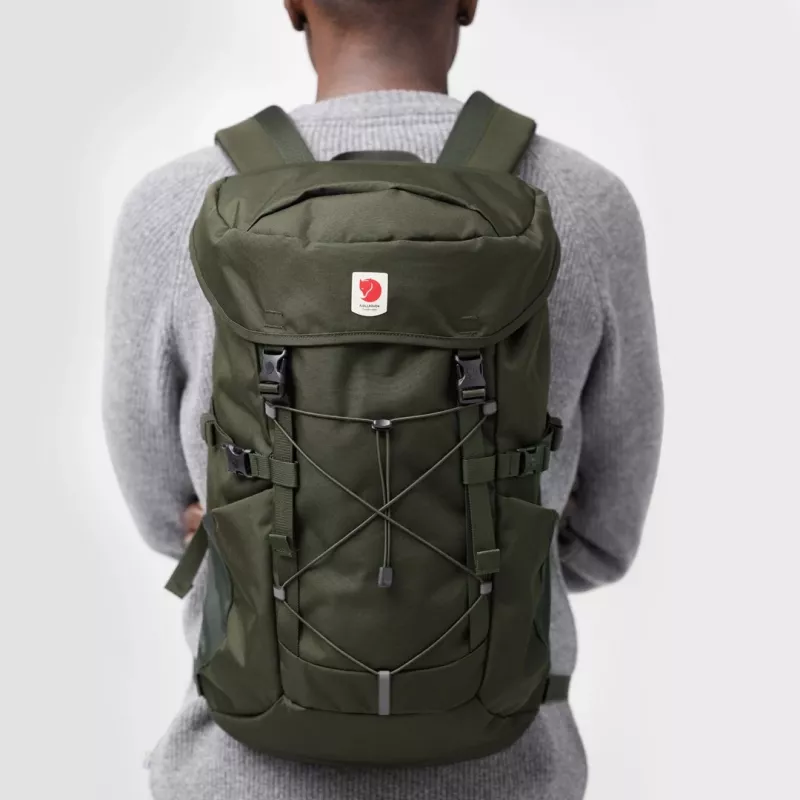 Fjällräven Skule Top 26 Mochila verde Oxford poliéster reciclado